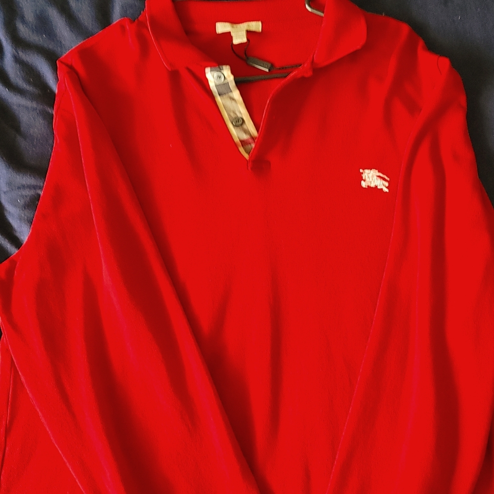 Burberry Long Sleeve Polo
